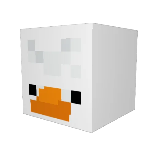 KenTIPx Minecraft avatar head, 3D render