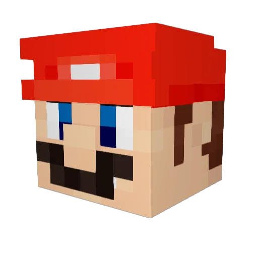 KenTaucy Minecraft avatar head, 3D render