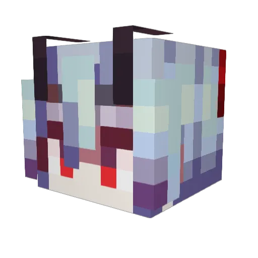 KenTauren317 Minecraft avatar head, 3D render