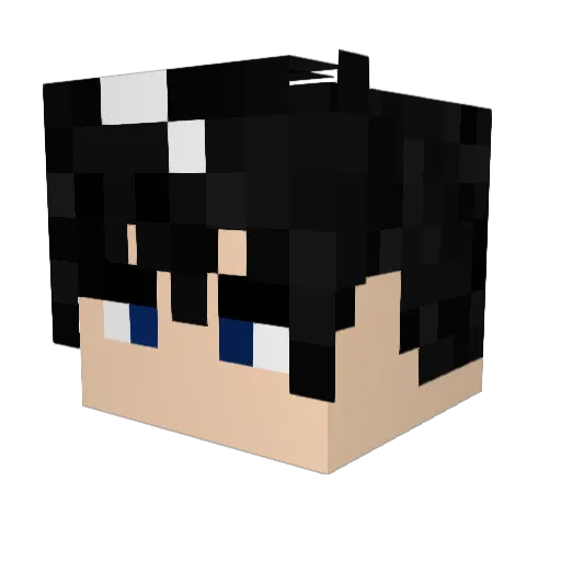KenTunk Minecraft avatar head, 3D render