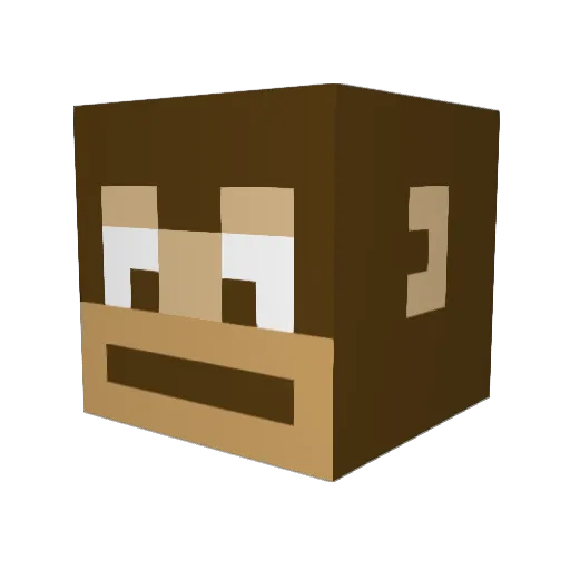 KenTyro20 Minecraft avatar head, 3D render