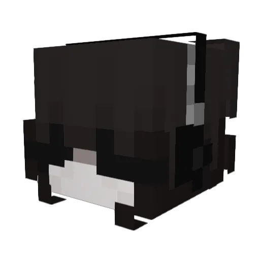 Ken_awa Minecraft avatar head, 3D render