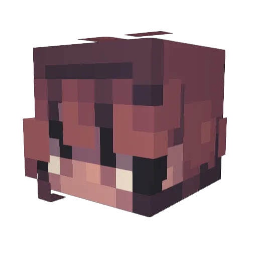Kena3108 Minecraft avatar head, 3D render
