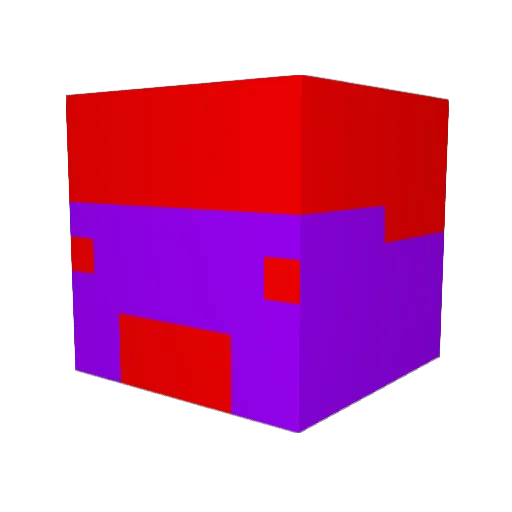 Kenae10 Minecraft avatar head, 3D render