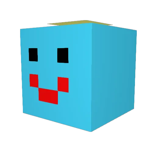Kenage2_Ikiru Minecraft avatar head, 3D render