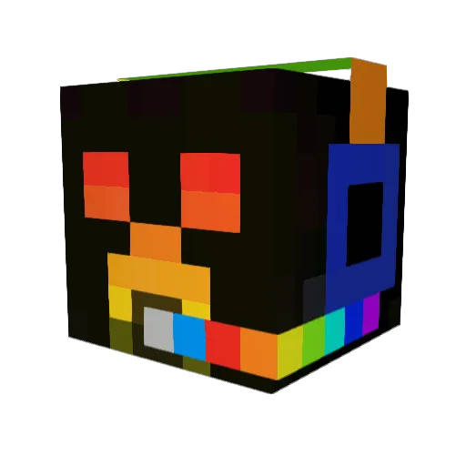 Kenan1 Minecraft avatar head, 3D render