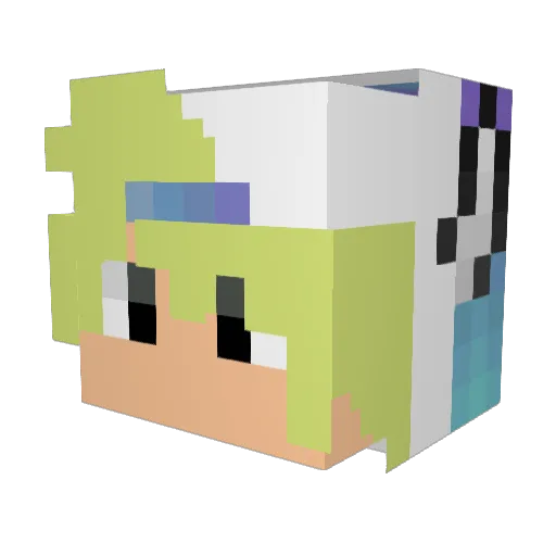 Kenan_Hacili Minecraft avatar head, 3D render