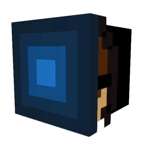 Kenay28 Minecraft avatar head, 3D render