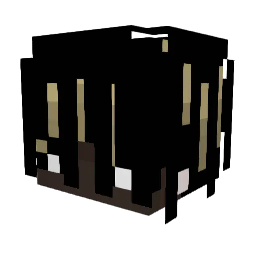KenayCC Minecraft avatar head, 3D render
