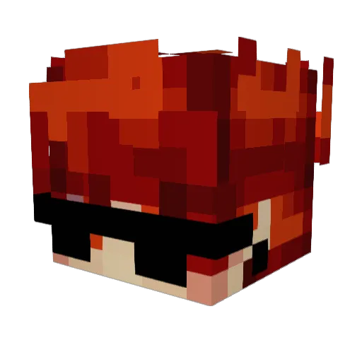 KencedzZzZ Minecraft avatar head, 3D render