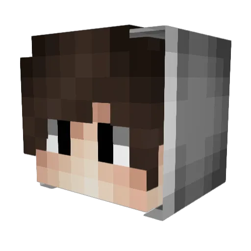 Kenchi923 Minecraft avatar head, 3D render