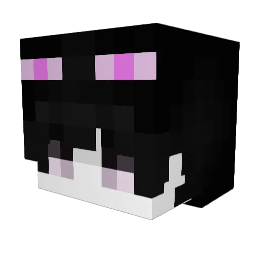 Kend1y Minecraft avatar head, 3D render
