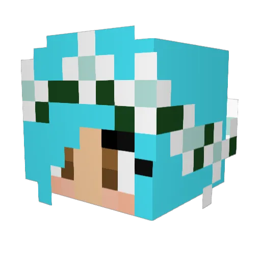 Kendal2005 Minecraft avatar head, 3D render