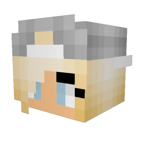 KendallJaye Minecraft avatar head, 3D render