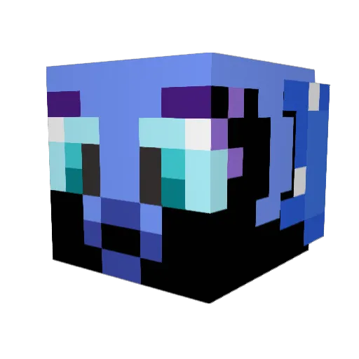 KendallKandy497 Minecraft avatar head, 3D render