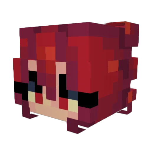 Kendar008 Minecraft avatar head, 3D render