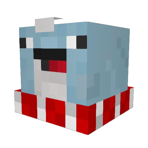KendowBrian Minecraft avatar head, 3D render