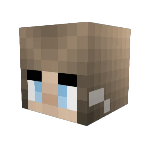 Kendra_M_M Minecraft avatar head, 3D render