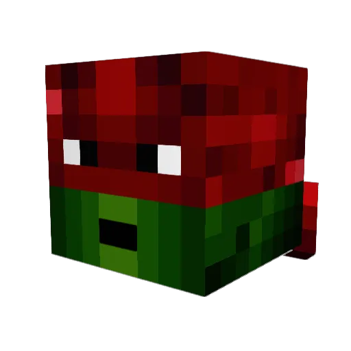 Kendria Minecraft avatar head, 3D render