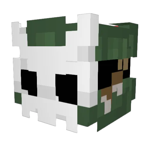Kendrick232 Minecraft avatar head, 3D render