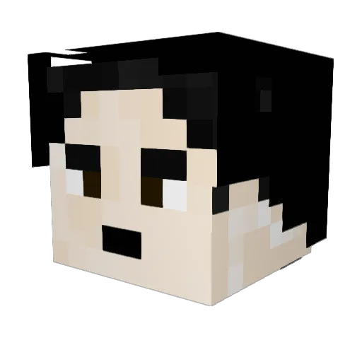 Kendrickalan02 Minecraft avatar head, 3D render