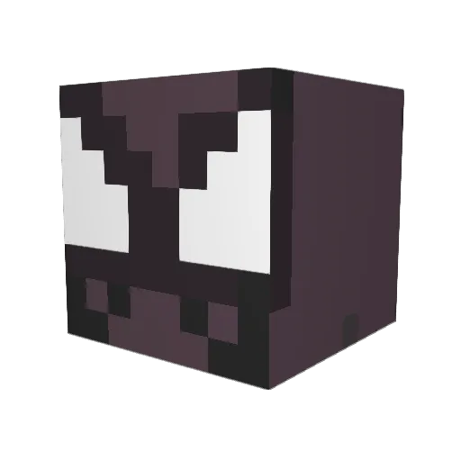 KeniEe Minecraft avatar head, 3D render