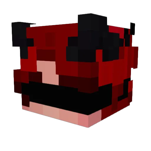 KenichiTLO Minecraft avatar head, 3D render