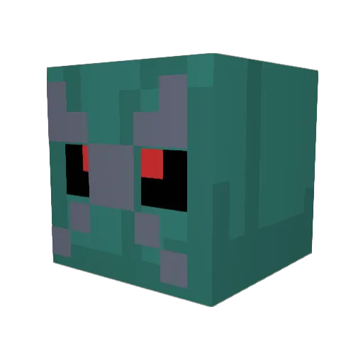 Kenioki Minecraft avatar head, 3D render