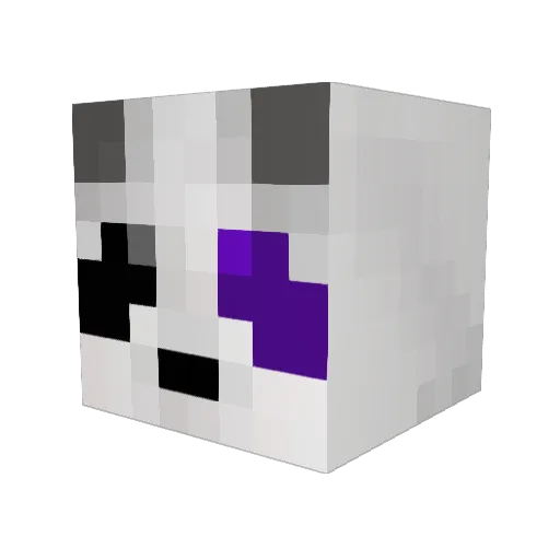 Kenji1400 Minecraft avatar head, 3D render