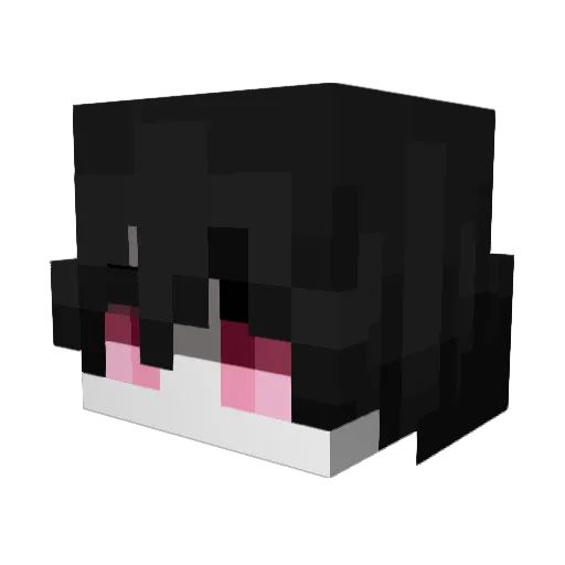 Kenji583 Minecraft avatar head, 3D render