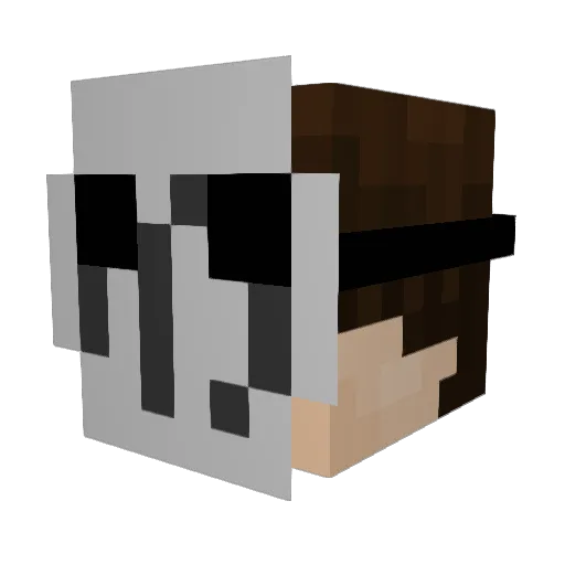Kenji_729 Minecraft avatar head, 3D render