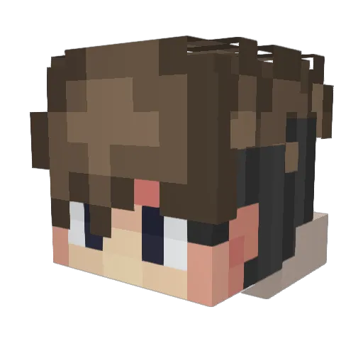 Kenjy69 Minecraft avatar head, 3D render