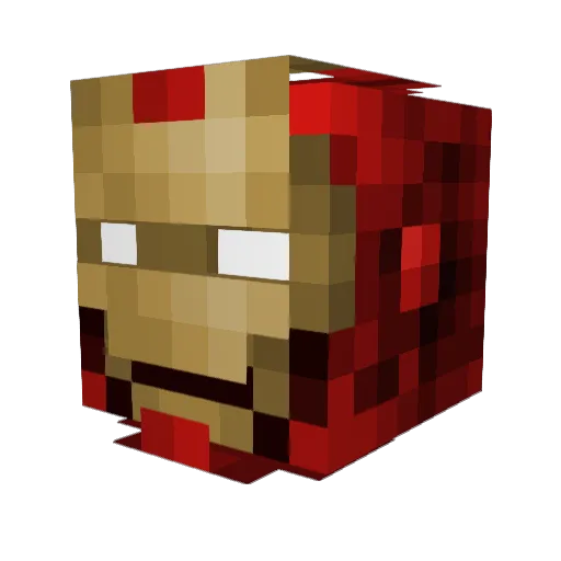 Kenna7071 Minecraft avatar head, 3D render