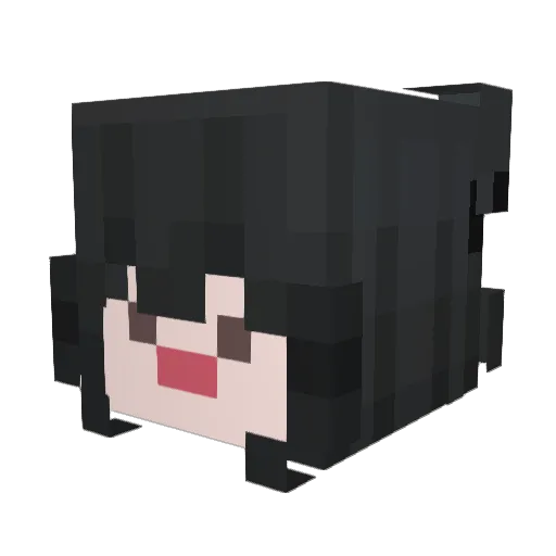 KennaCake2 Minecraft avatar head, 3D render