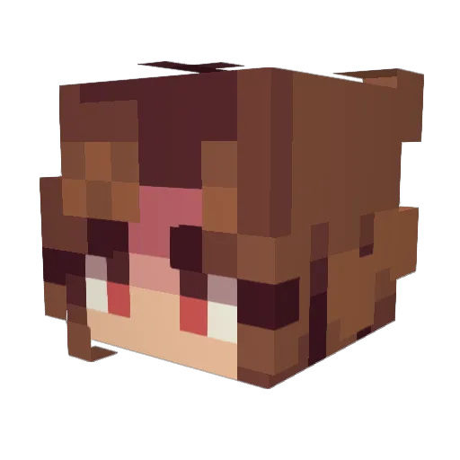 Kenna_Kenna Minecraft avatar head, 3D render