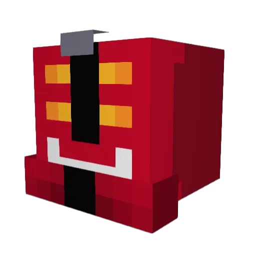 Kennan10 Minecraft avatar head, 3D render