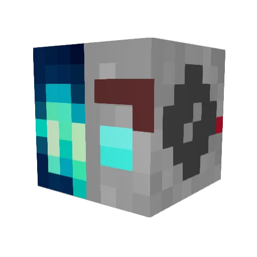 Kennedy61112_ Minecraft avatar head, 3D render