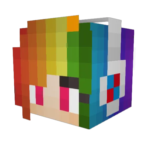 Kennedy997 Minecraft avatar head, 3D render