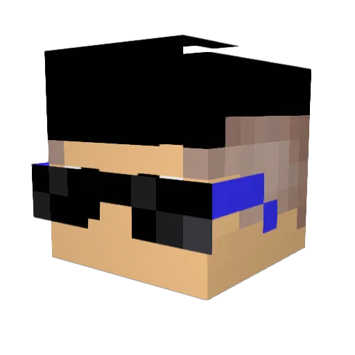 KennedyDaviid Minecraft avatar head, 3D render