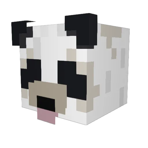 KennedyDuong Minecraft avatar head, 3D render