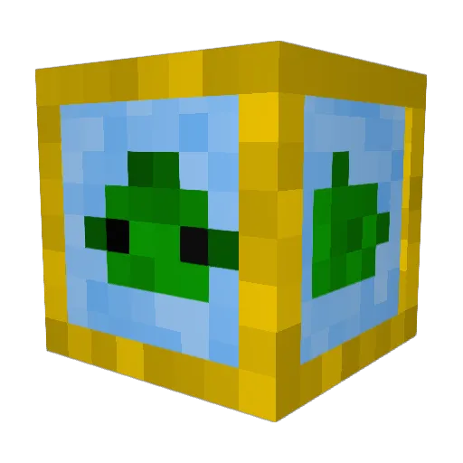 KennekFish Minecraft avatar head, 3D render