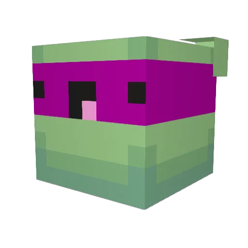 Kenniman Minecraft avatar head, 3D render