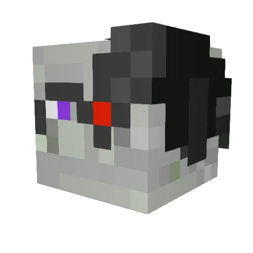 Kenno1972 Minecraft avatar head, 3D render