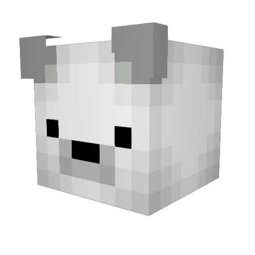 KennoFenno Minecraft avatar head, 3D render