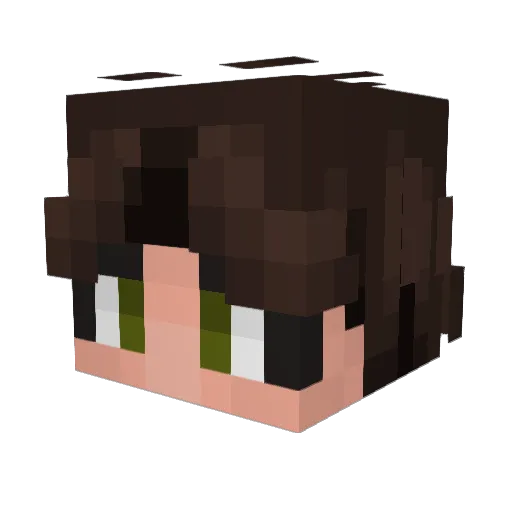 Kennoooooo Minecraft avatar head, 3D render