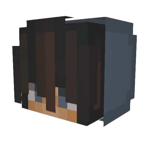 KennstDuSplatoon Minecraft avatar head, 3D render