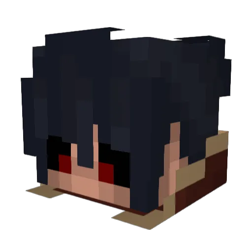 Kennstmichnet Minecraft avatar head, 3D render