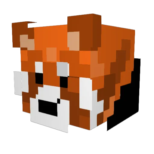 Kenntucky Minecraft avatar head, 3D render