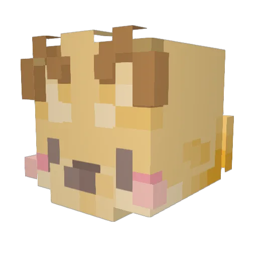 Kenny487 Minecraft avatar head, 3D render