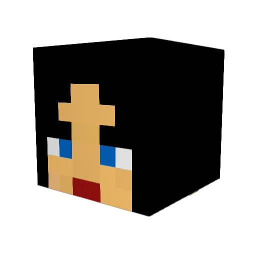 Kenny_4857 Minecraft avatar head, 3D render